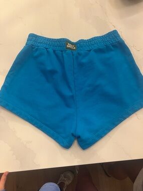 Daily Drills Vibrant Teal-Blue Athletic Shorts
